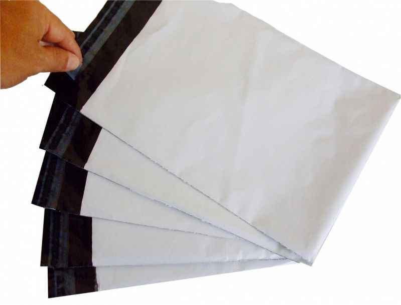 Envelope adesivado para empresa plástico