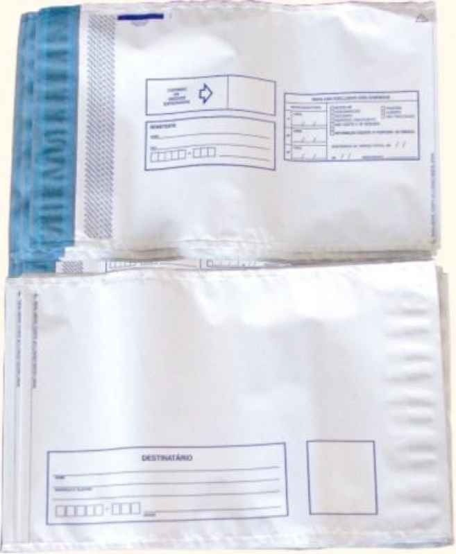 Envelope bopp de segurança inviolável para documento