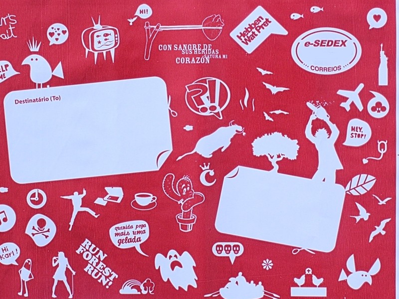 Envelope correio de plástico personalizado