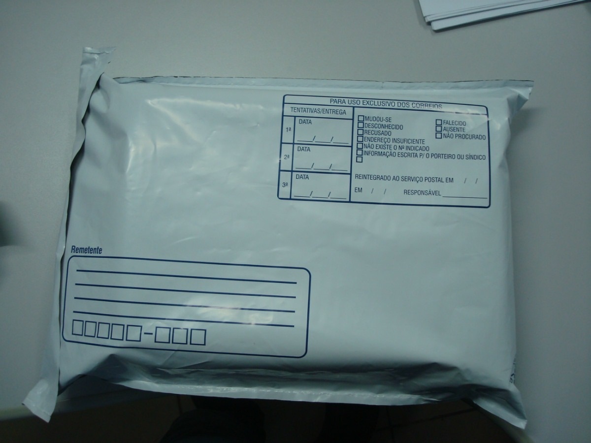 Envelope de correspondência