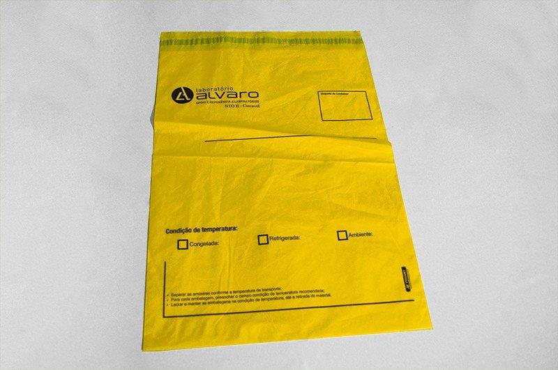Envelope de segurança inviolável personalizado
