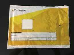 Envelope em plástico de correio