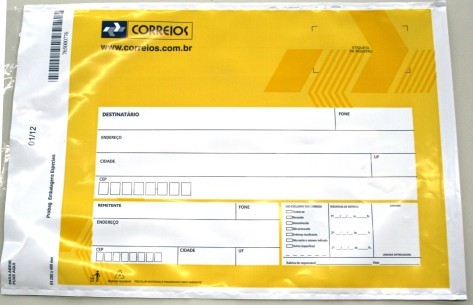 Envelope envio correios