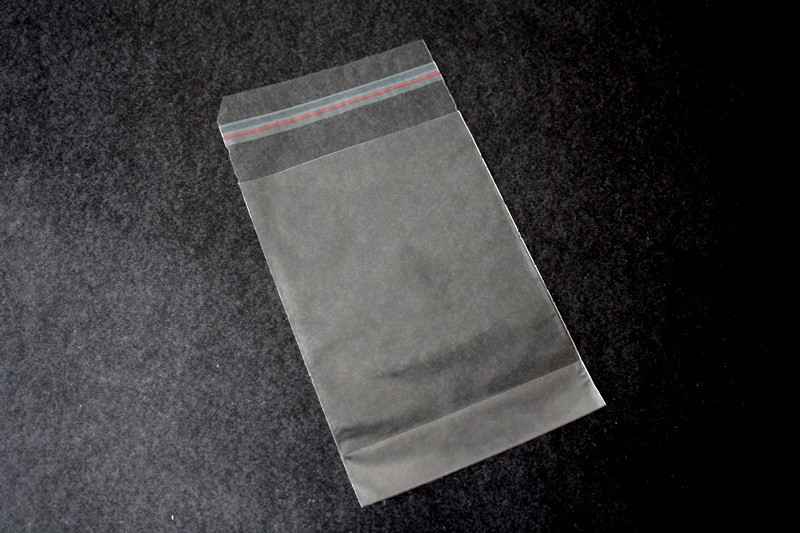 Envelope plástico com aba adesiva impresso
