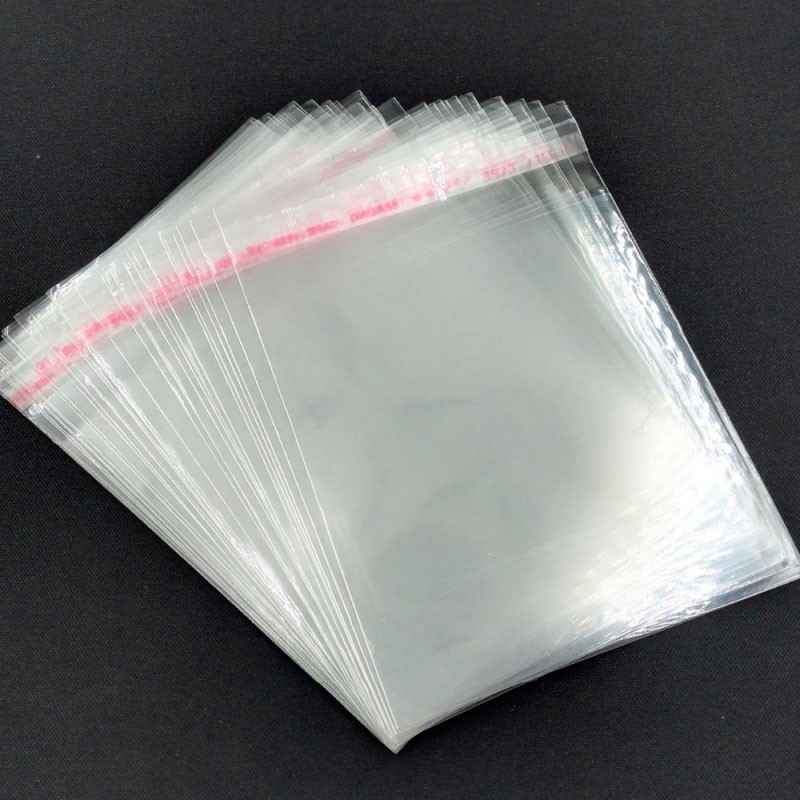 Envelope plástico com adesivos personalizado