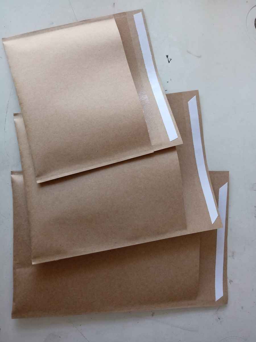 Envelope plástico de adesivo