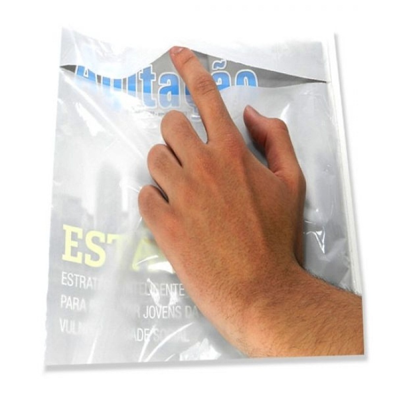 Envelope plástico oxibiodedradável