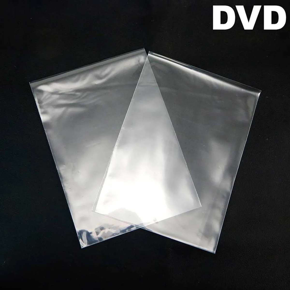 Envelope plástico para dvd