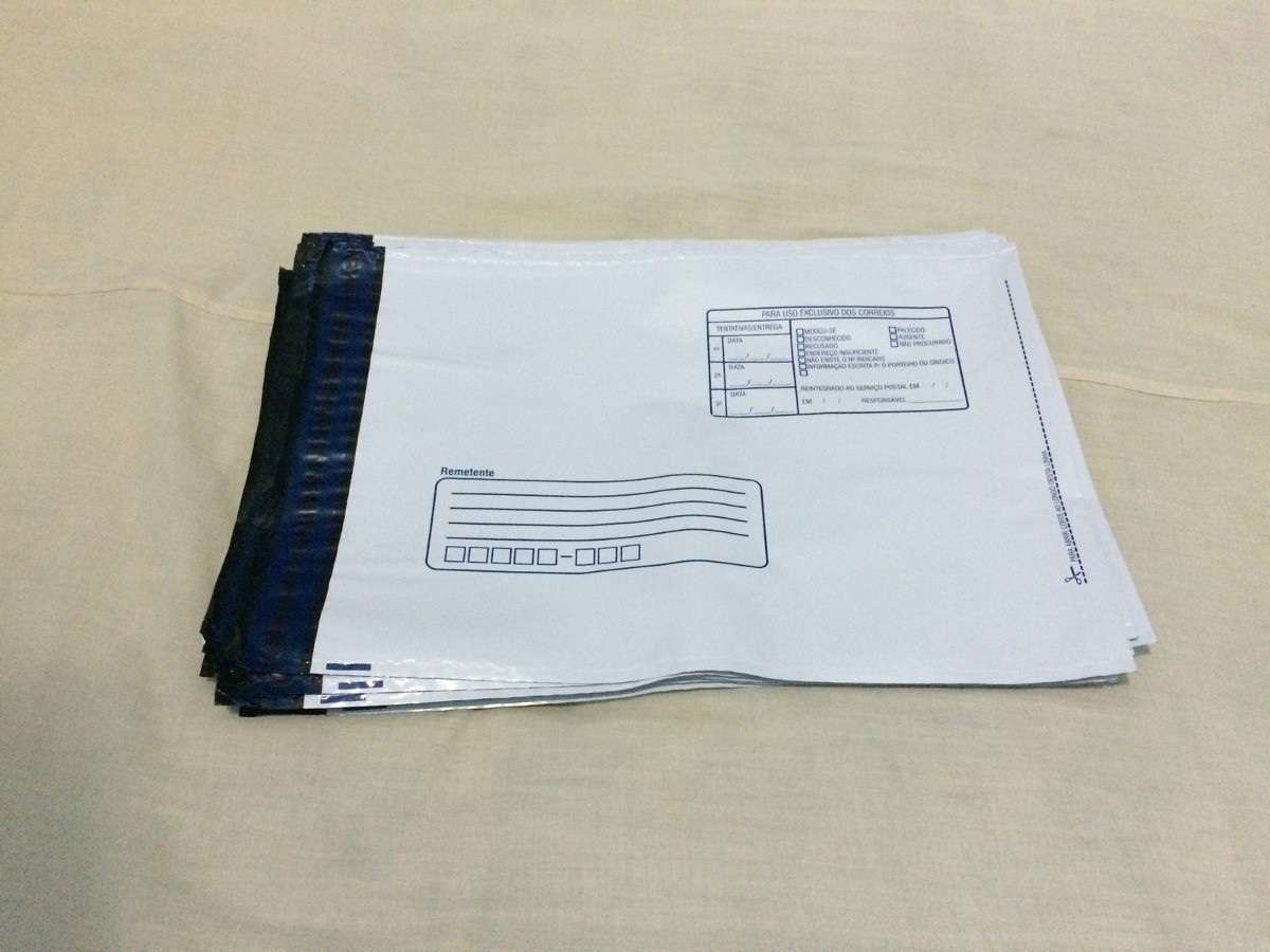 Envelope plástico tipo sedex