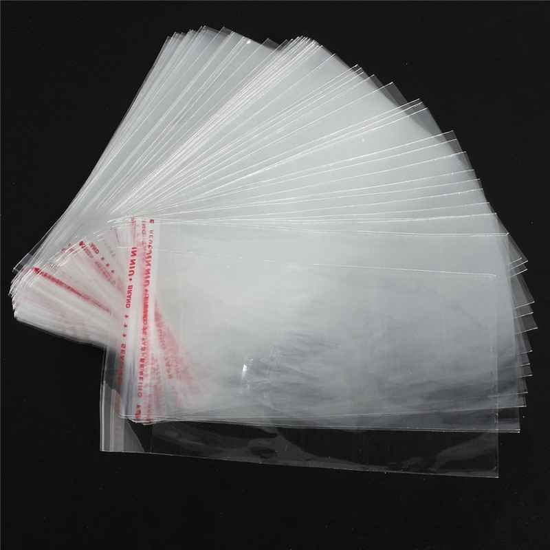 Envelope plástico transparente com lacre