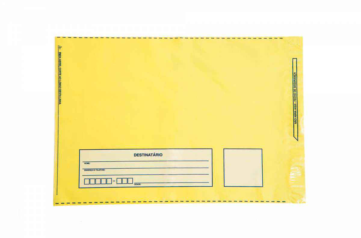 Envelope remetente destinatário - Embalagem Ideal