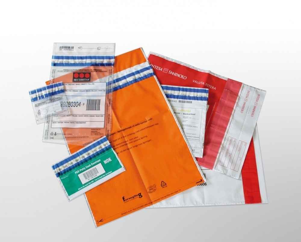 Envelopes de plástico para correio personalizados