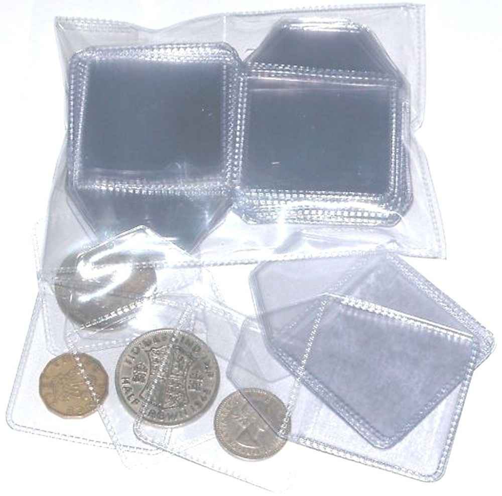 Envelopes de plásticos para moeda