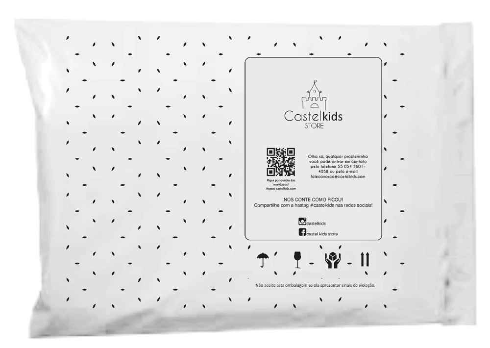 Envelopes em plástico personalizado correio