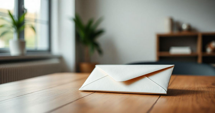 Envelope com lacre garante segurança e privacidade para suas correspondências