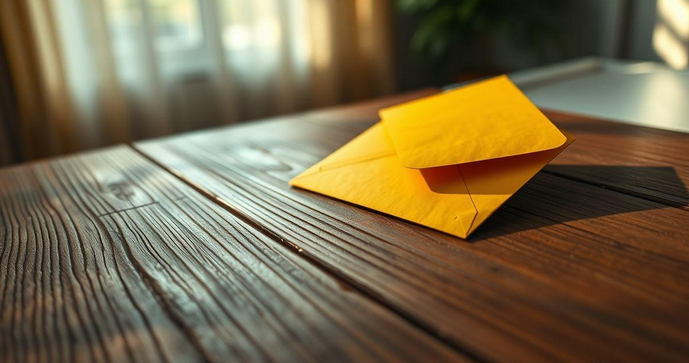 Envelope Amarelo: Estilo e Funcionalidade