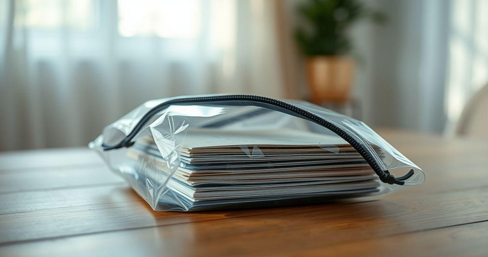 Envelope plástico com zíper: a solução prática para organização e proteção de documentos