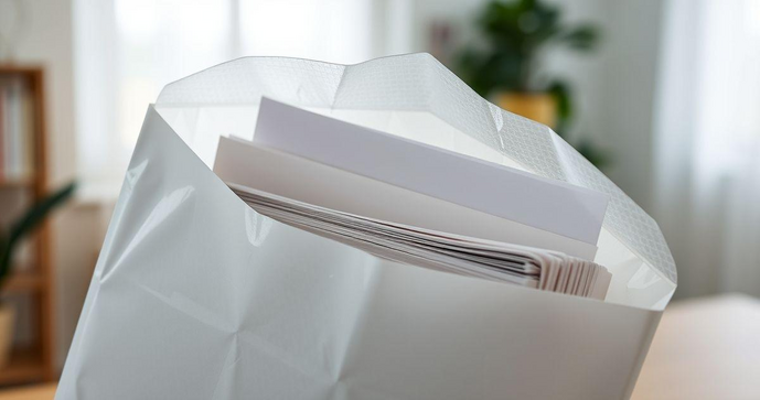 Envelope plástico com aba adesiva: descubra suas vantagens e aplicações