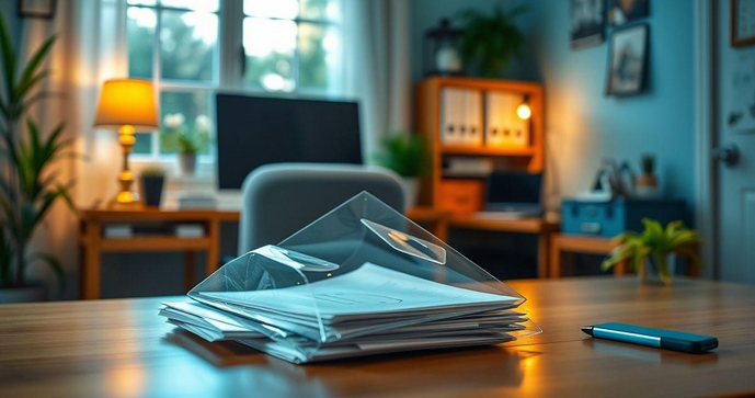 Envelope transparente: vantagens e usos práticos para organização