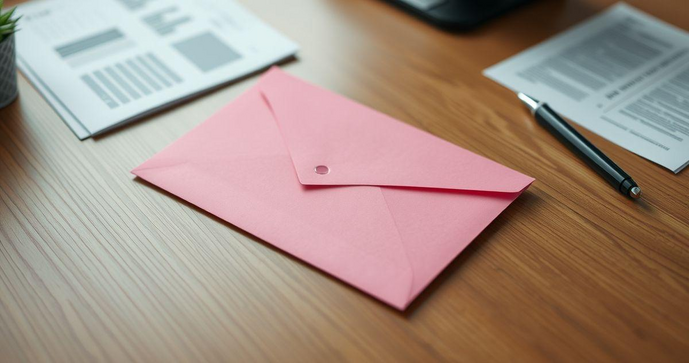 Envelope de segurança rosa é a solução ideal para proteger seus documentos com estilo e segurança